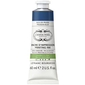 Encre d’impression Lavable à L'eau - Bleu De Prusse - 60ml