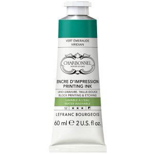 Encre d’impression Lavable à L'eau - Vert Émeraude - 60ml